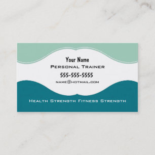 Personal Trainer Business Card