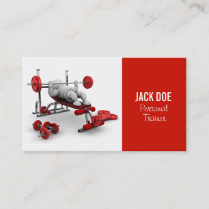 Personal Trainer Business Card