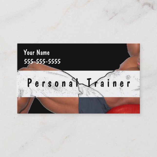 Personal Trainer Business Card (Front)
