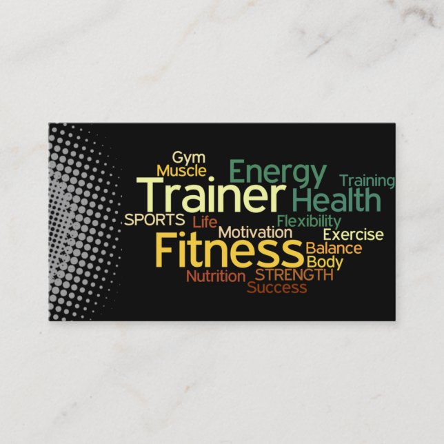 Personal Trainer Business Card (Front)