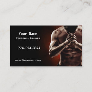 Personal Trainer Business Card