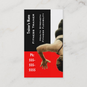 Personal Trainer Business Card