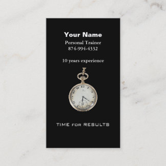 Personal Trainer Business Card