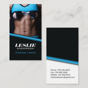 PERSONAL TRAINER BUSINESS CARD