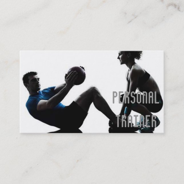 Personal Trainer Business card (Front)