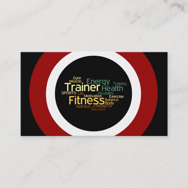 Personal Trainer Business Card (Front)