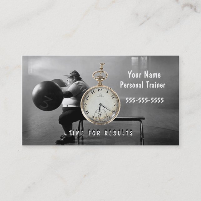 Personal Trainer Business Card (Front)