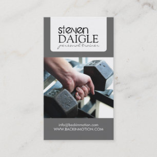Personal Trainer Business Card