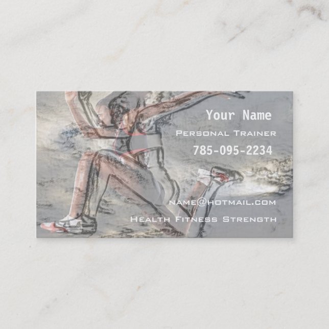 Personal Trainer Business Card (Front)