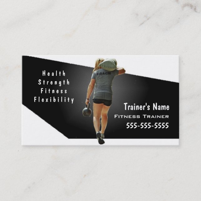 Personal Trainer Business Card (Front)