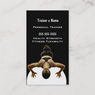 Personal Trainer Business Card