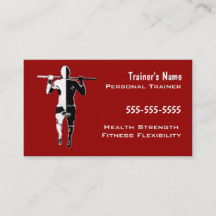 Personal Trainer Business Card