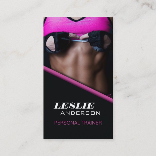 PERSONAL TRAINER BUSINESS CARD (Front)