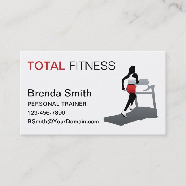 Personal Trainer Business Card (Front)