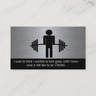 Personal Trainer Business Card