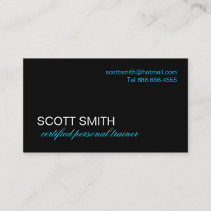 Personal Trainer Business Card