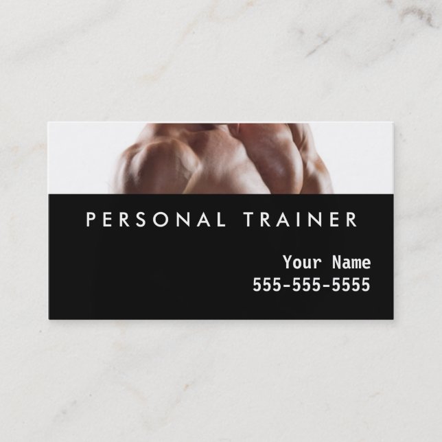 Personal Trainer Business Card (Front)