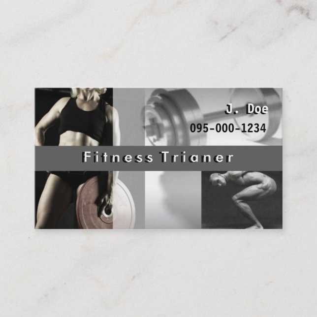 Personal Trainer Business Card (Front)
