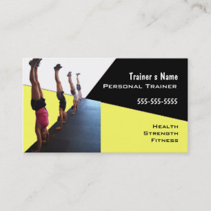 Personal Trainer Business Card