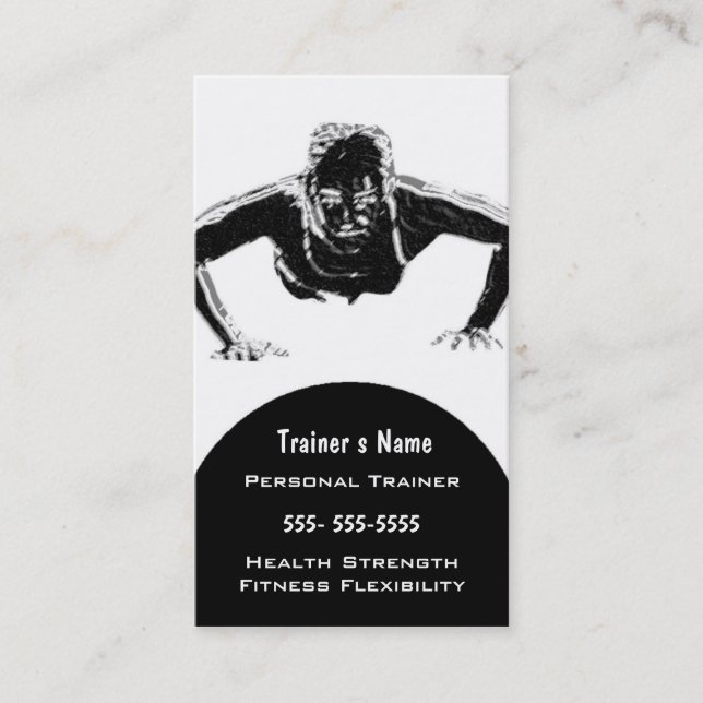 Personal Trainer Business Card (Front)