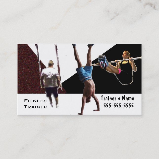 Personal Trainer Business Card (Front)
