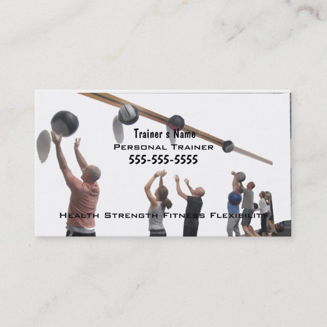 Personal Trainer Business Card (Front)