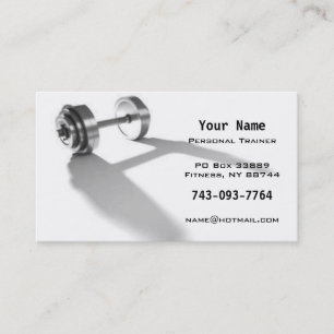 Personal Trainer Business Card