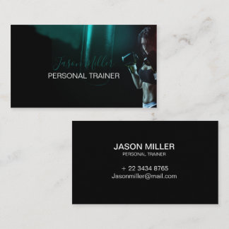 Personal Trainer Business Card || Fitness