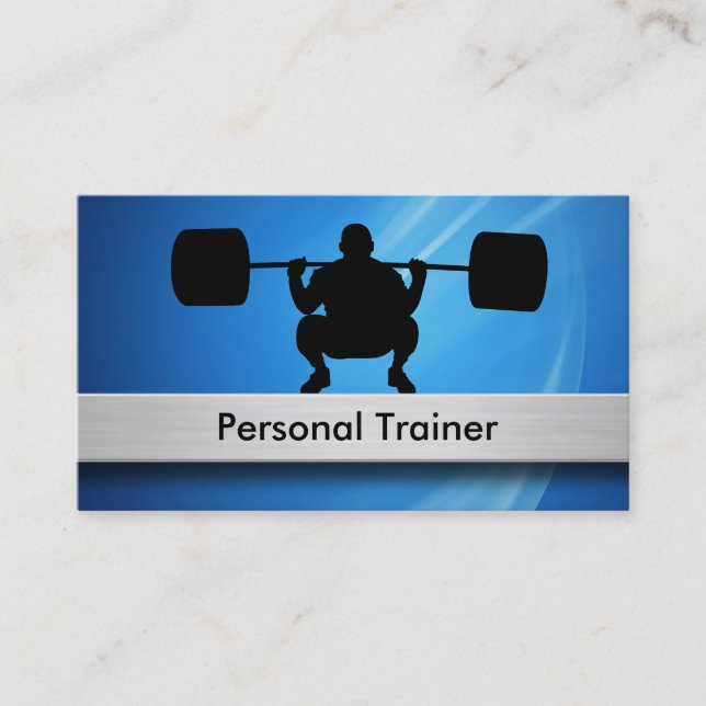 Personal Trainer Business Cards (Front)