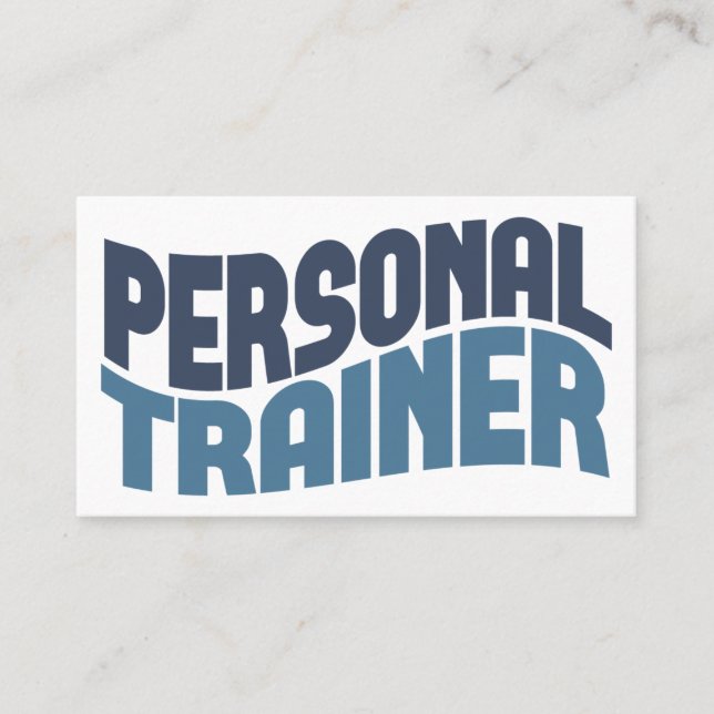 Personal Trainer Business Cards (Front)