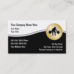 Personal Trainer Business Cards