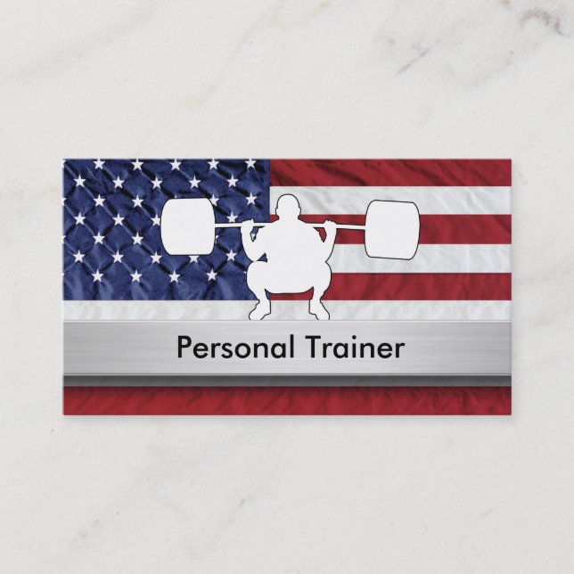 Personal Trainer Business Cards (Front)