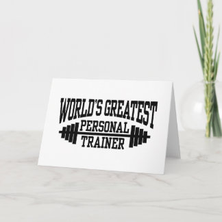 Personal Trainer Card