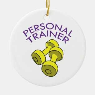 Personal Trainer Ceramic Tree Decoration