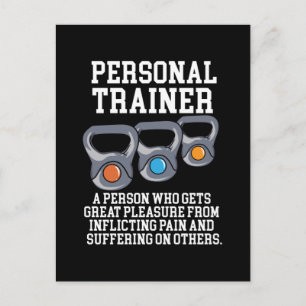 Personal Trainer Definition Postcard