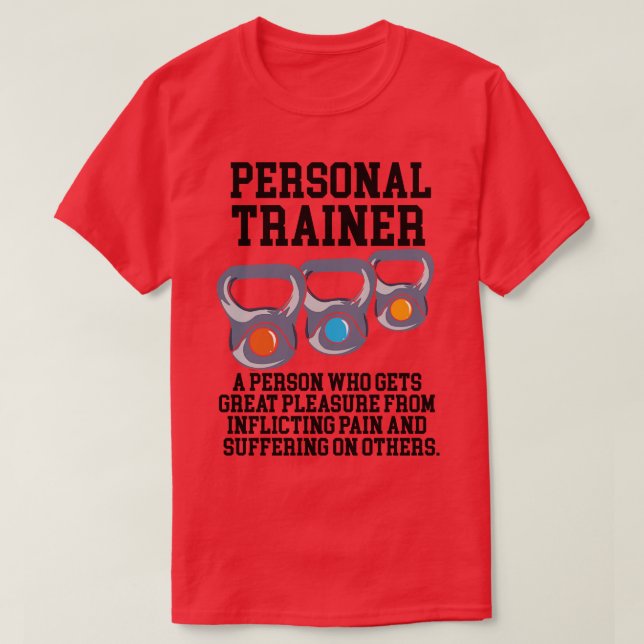 Personal Trainer Definition T-Shirt (Design Front)
