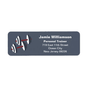 Personal Trainer Dumbbell Return Address