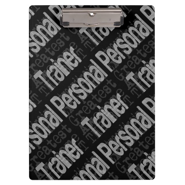 Personal Trainer Extraordinaire Clipboard (Front)