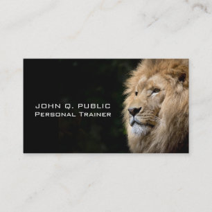 Personal Trainer Fitness Bodybuilding Nutrition Business Card