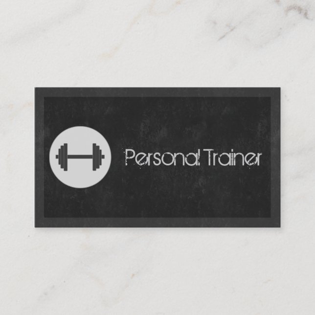 Personal Trainer Fitness Business Cards (Front)