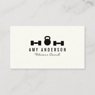 Personal Trainer fitness coach Business Card