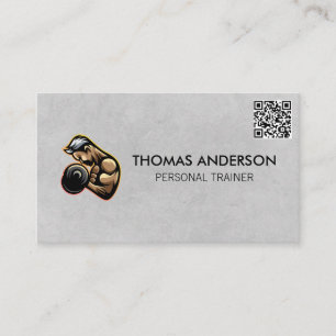 Personal Trainer   Fitness Coach   Gym Business Card