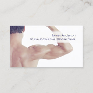 Personal Trainer Fitness Gym business card