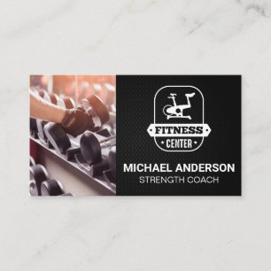 Personal Trainer   Fitness Logo Business Card