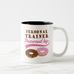 Personal Trainer Funny Gift Two-Tone Coffee Mug