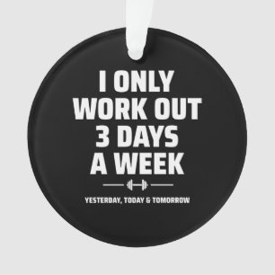Personal Trainer Funny Gym Exercise Fitness Meme Ornament