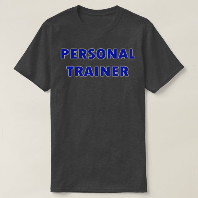 Personal Trainer Gym Cap T-Shirt (Design Front)