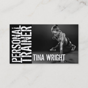 Personal Trainer Gym Fitness Business Card