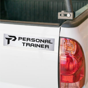 Personal Trainer Gym Fitness Personalised Bumper Sticker