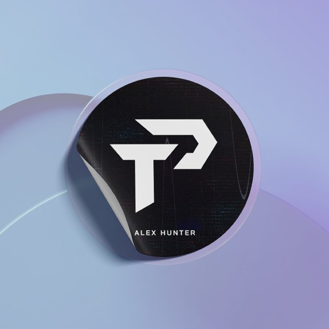 Personal Trainer Gym Fitness Personalised Classic Round Sticker (Creator Uploaded)